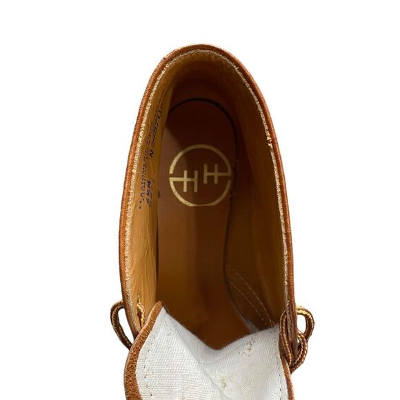 WOMENS vintage Double H leather lace up boots size 6.5 - Picture 6 of 10